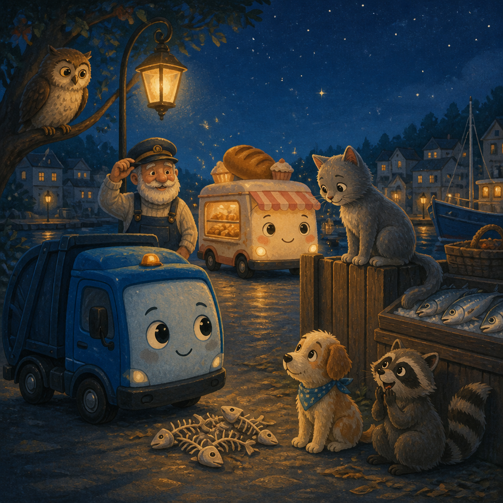 Cover illustration for the bedtime story Ink Meets Ash